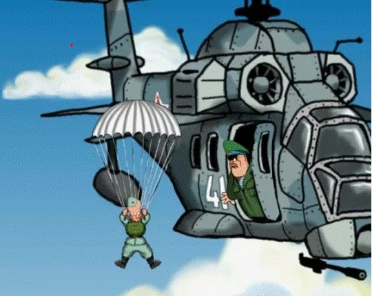 Create meme: Paratrooper Stepochkin, The Paratrooper Stepochkin cartoon 2004, Paratrooper Stepochkin