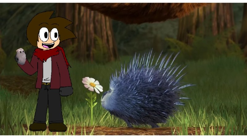 Create meme: Hunting season cartoon porcupine, porcupine hunting season, The porcupine from the cartoon