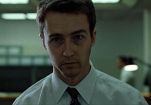 Create meme: 'ldfhl yjhnjy vtv, Edward Norton sleepy, Edward Norton fight club