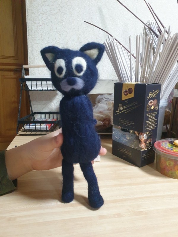 Create meme: plush toy cat, toy blue cat, soft toy cat