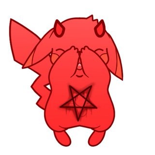 Создать мем: сатанизм, свинка сатанист, красный дьявол
