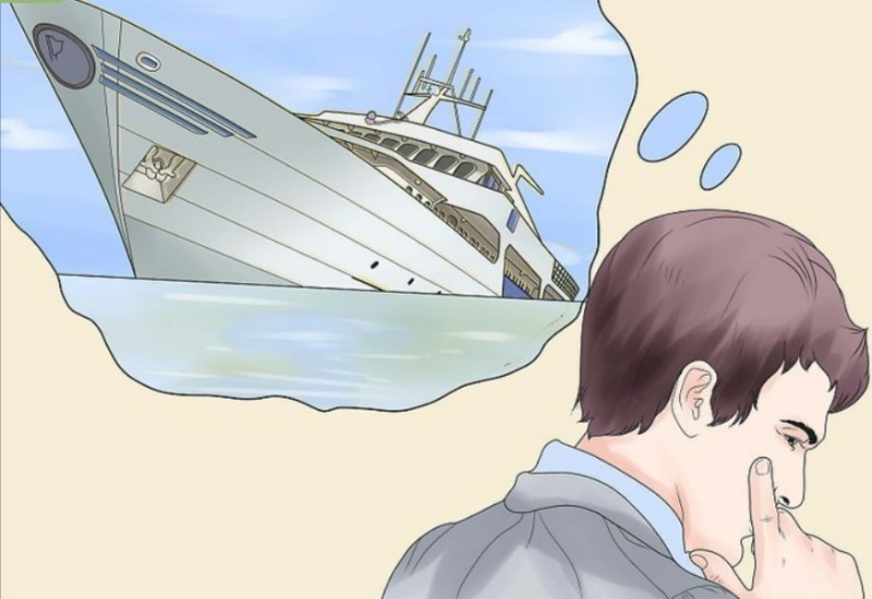 Create meme: ship , sinking ship , drawing of the ship