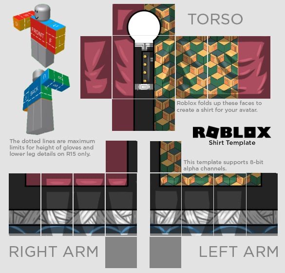 Create meme: supreme roblox jacket, roblox clothing, shirt template roblox