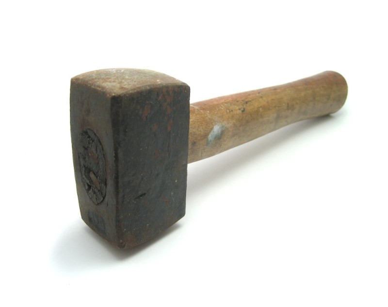 Create meme: vintage hammer, mallet mallet, The hammer is old