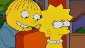 Создать мем: bart, ralph wiggum, homer