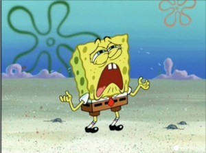 Create meme: SpongeBob is crying, crying spongebob, crying spongebob