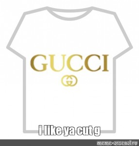 gucci t shirt roblox