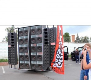 Create meme: car audio, audio Russian wall, competition car audio