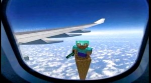 Create meme: the window of the plane, minecraft fun, the trick