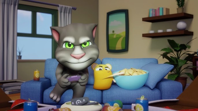 Создать мем: мой говорящий том 2, my talking tom 2, говорящий том минимульты