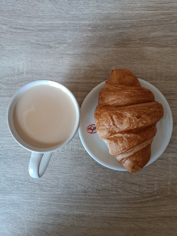 Create meme: croissant , coffee croissant, Breakfast 