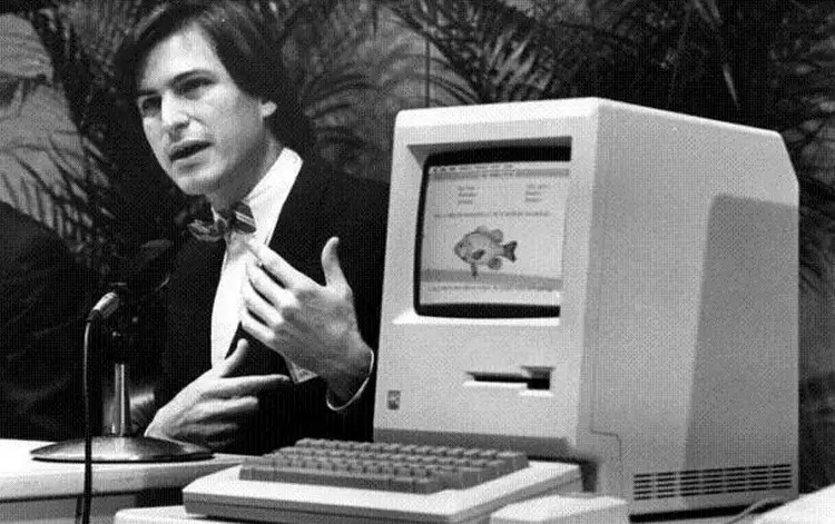 Create meme: Steve Jobs is young, Steve Jobs as a young man, Steve Jobs 1985