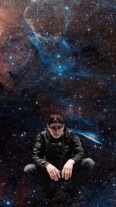 Create meme: Elon musk on a background of space meme, Timur flew to bubbles in space, Male