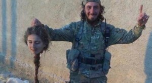 Create meme: ypg, ISIS cut heads, captive ISIS photo