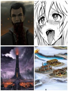 Create meme: concept art, fallout 4 concept arts, the Lord of the rings eye of Sauron art