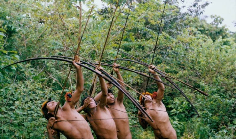 Create meme: wild tribes of the amazon, Amazonian Indians are wild tribes, amazon tribes