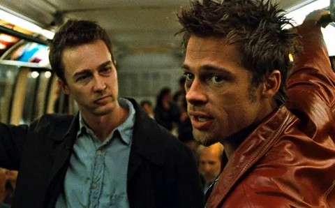 Create meme: fight club 1999 , brad pitt , Tyler durden