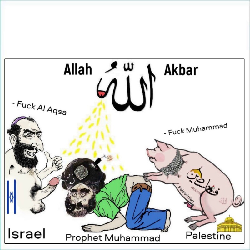 Create meme: Jews Christians Muslims, allah akbar, The Islamization of Europe is a caricature