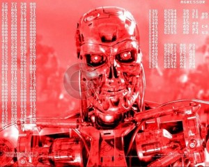 Create meme: terminator in English, robot, terminator comics