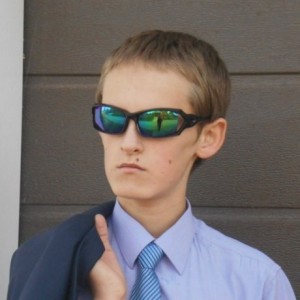 Create meme: sunglasses, kid, glasses