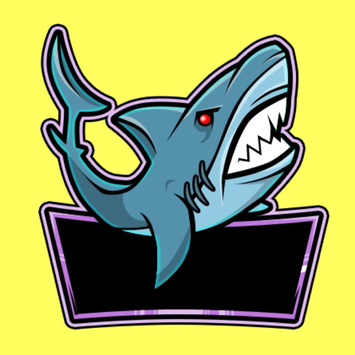 Создать мем: мультяшная акула, акула акула, акула символ