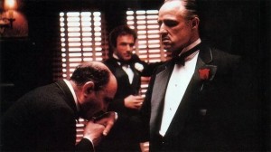 Create meme: don Corleone, Vito Corleone kissed his hand, Marlon Brando the godfather