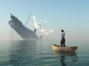Create meme: Titanic real, sinking ship