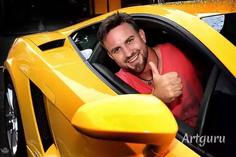 Create meme: The guy in the Lamborghini, male , svj Dimasa from Bataysk