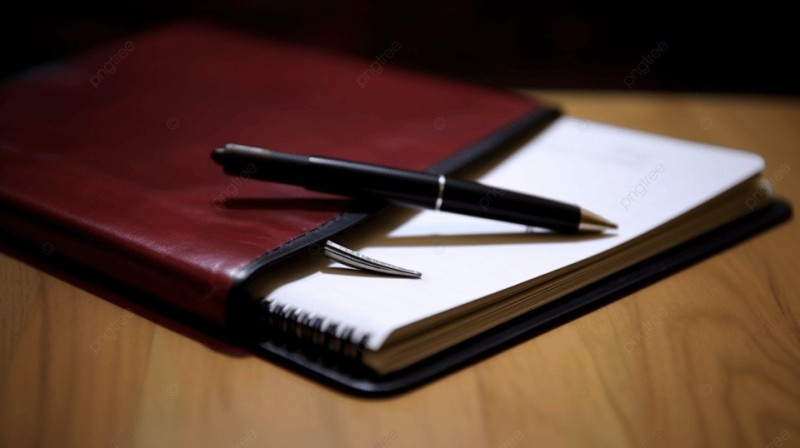 Create meme: notebook, the open notebook, leather notebook