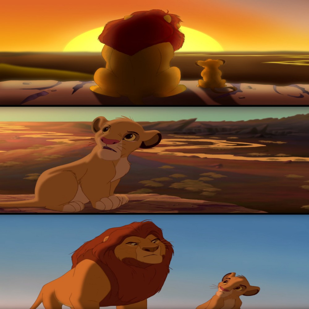 Create comics meme "lion king meme, lion king Simba on the rock, The