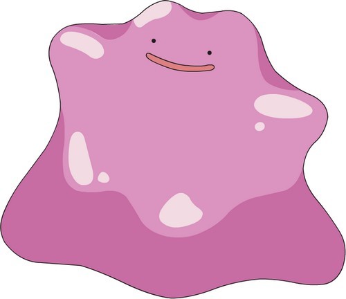 Create meme: pokemon ditto, pink slime, ditto