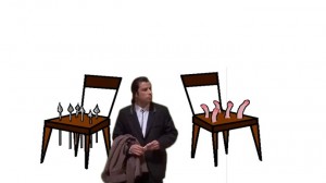 Create meme: there are two chair animation, there are two chair, chiseled peaks