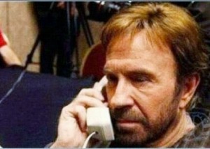 Создать мем: chuck norris facts, чак норрис и звонок, Чак Норрис