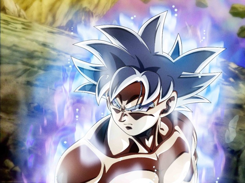 Create meme: dragonball z , goku's ultra instinct, dragonball super 