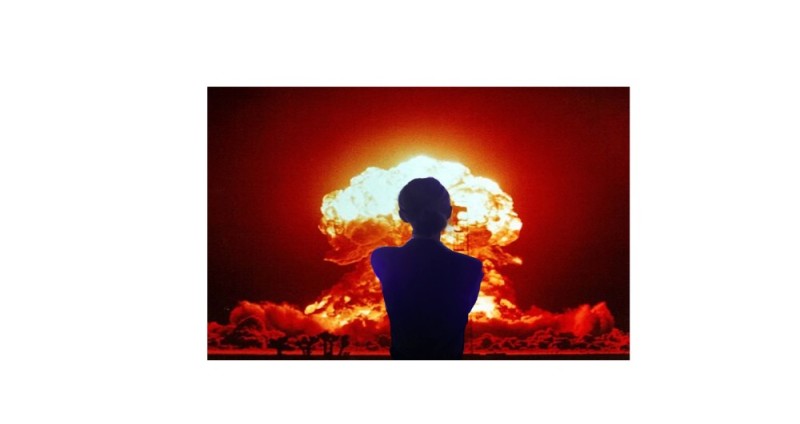 Create meme: the explosion of the atomic , nuclear explosion, nuclear explosion background