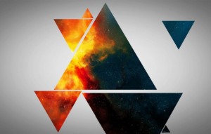 Create meme: triangles background, abstract triangles