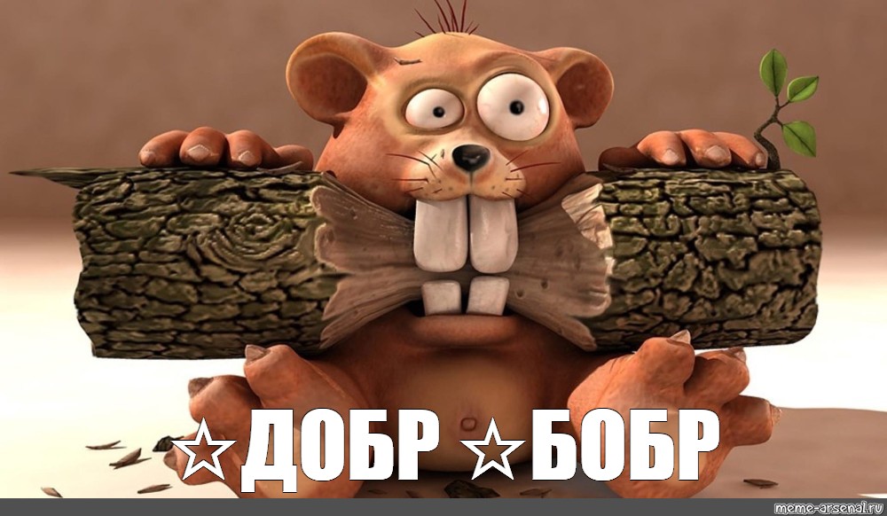 Бобер мем