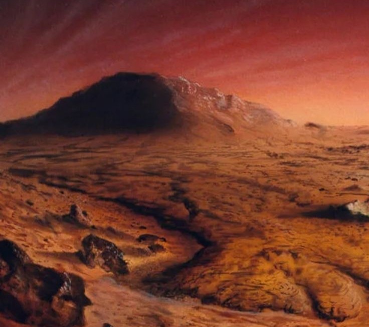 Create meme: Mars , karabash martian landscapes, red mars