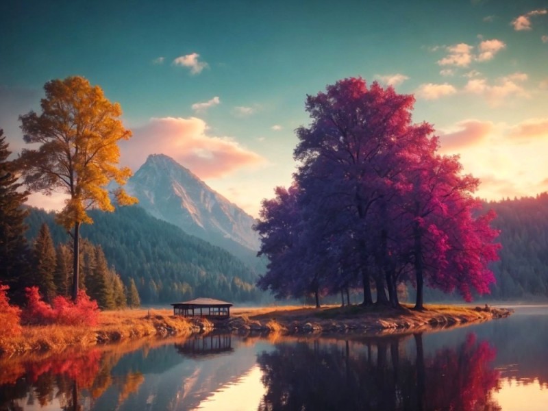 Create meme: autumn landscape, painting landscape, the most beautiful landscapes