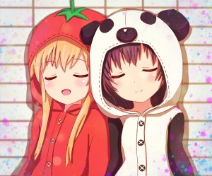 Создать мем: Аниме, yuru yuri аниме, kawaii anime girl