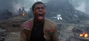 Создать мем: scream, finn, the last jedi