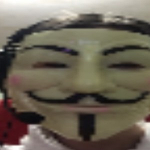 Create meme: face, anonymous, people