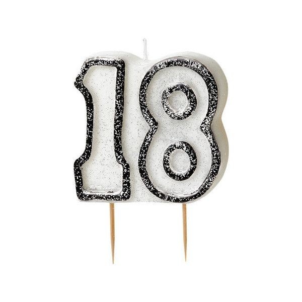 Create meme: 18 digit cake candle, The number 18 is silver, candles are 18 years old