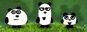 Create meme: Panda, three pandas fantasy, three pandas