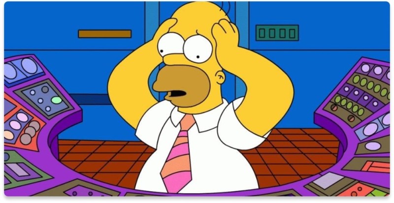 Create meme: Homer Simpson at the console, Homer Simpson at the nuclear power plant, homer 