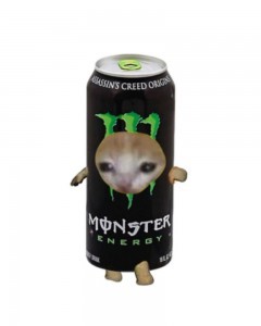 Create meme: monster energy, cute animals, energy cat