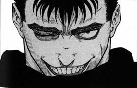 Create meme: berserk 1997 GATS, berserk GATS smile, berserk manga gats smile