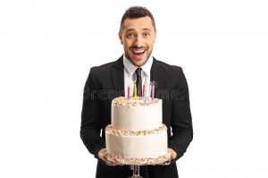 Create meme: cake with candles