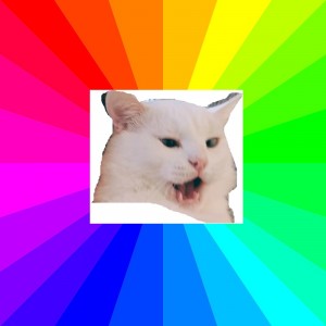 Create meme: starry cat, evil cat, cat