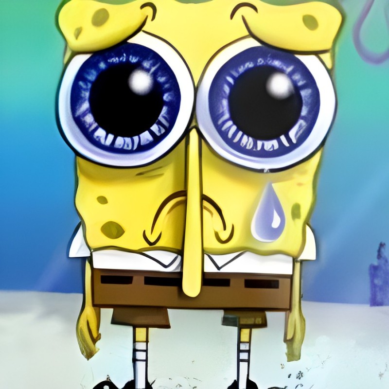 Create meme: spongebob season 1, spongebob emo, crying spongebob